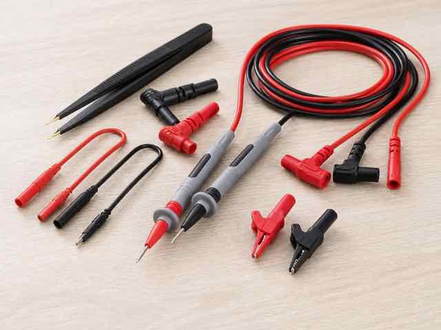 Multimeter Test Lead Kit in everyday use