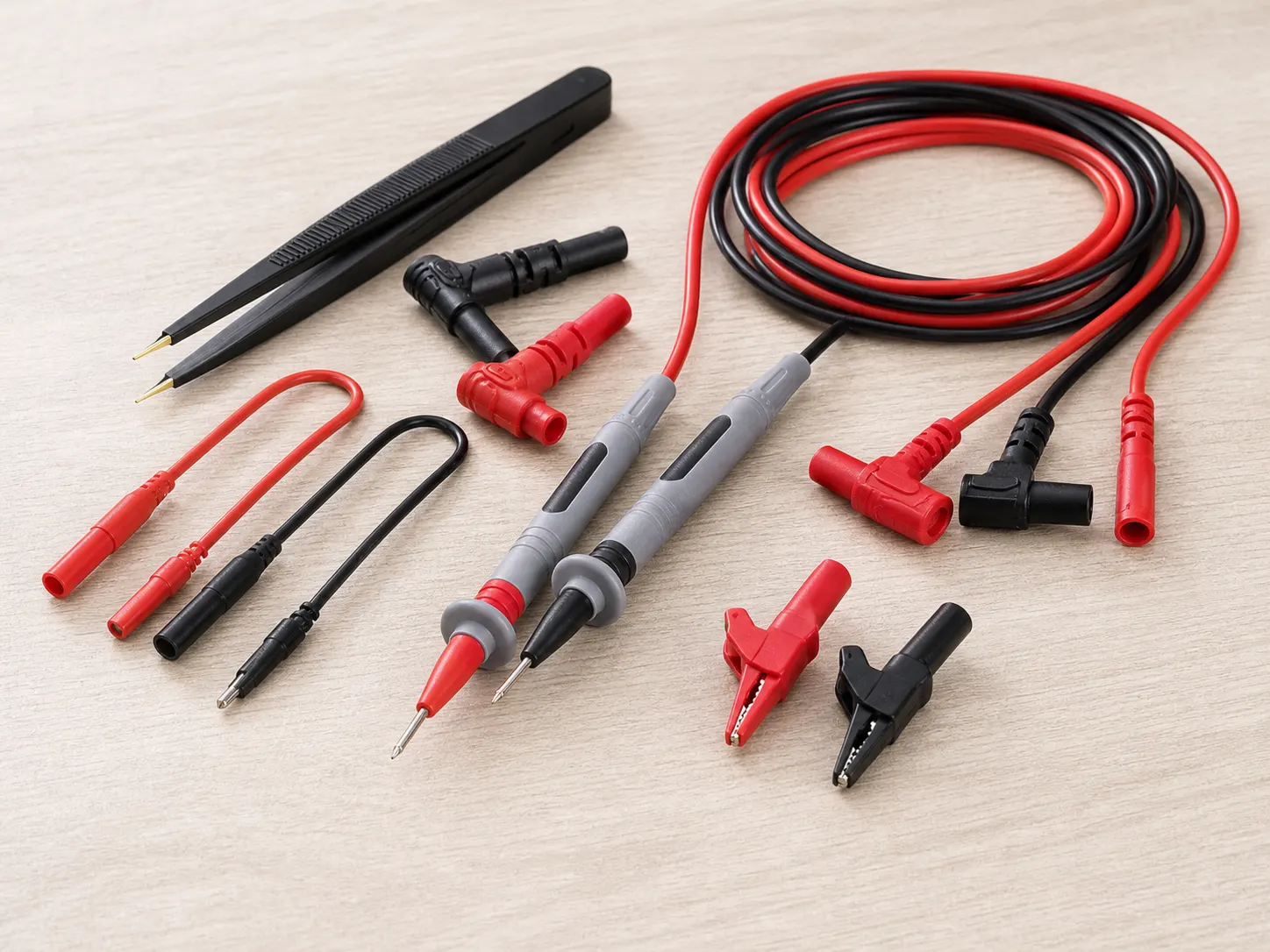 Multimeter Test Lead Kit in everyday use